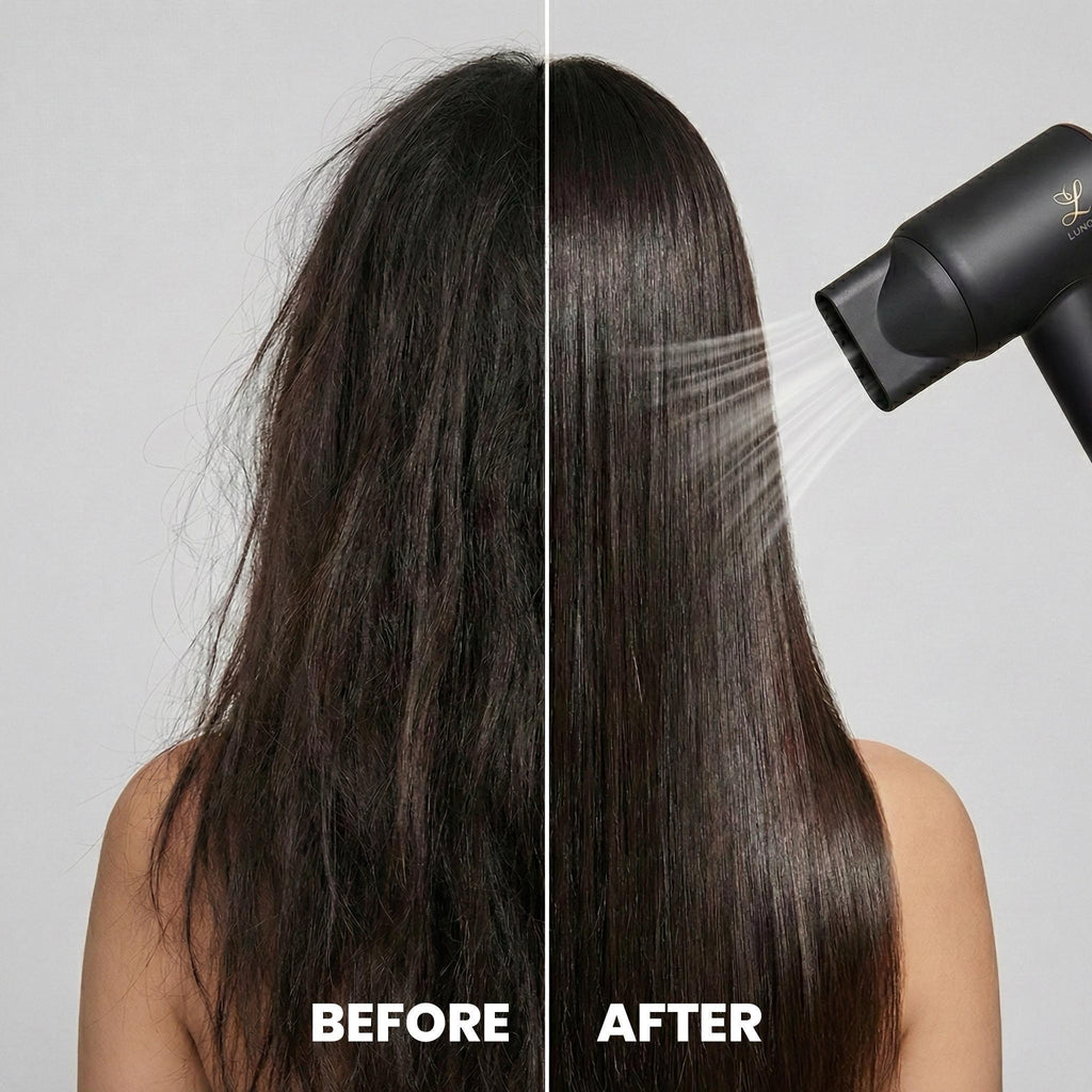 Lunora Ionic Digital Hair Dryer — Salon Results at Home, Every Morning